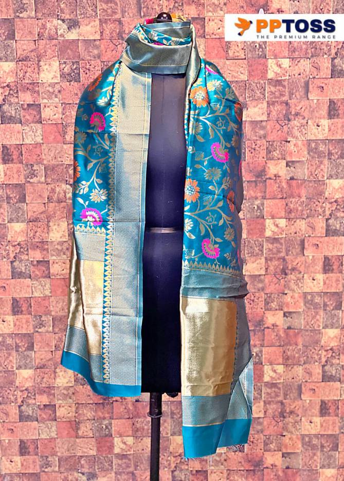 Pptoss Banarasi SIlk Dupatta 8 Casual Wear Designer Dupatta Collection